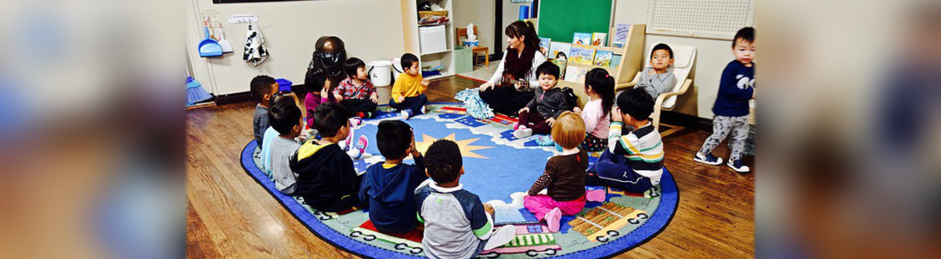 child with paint on her hands